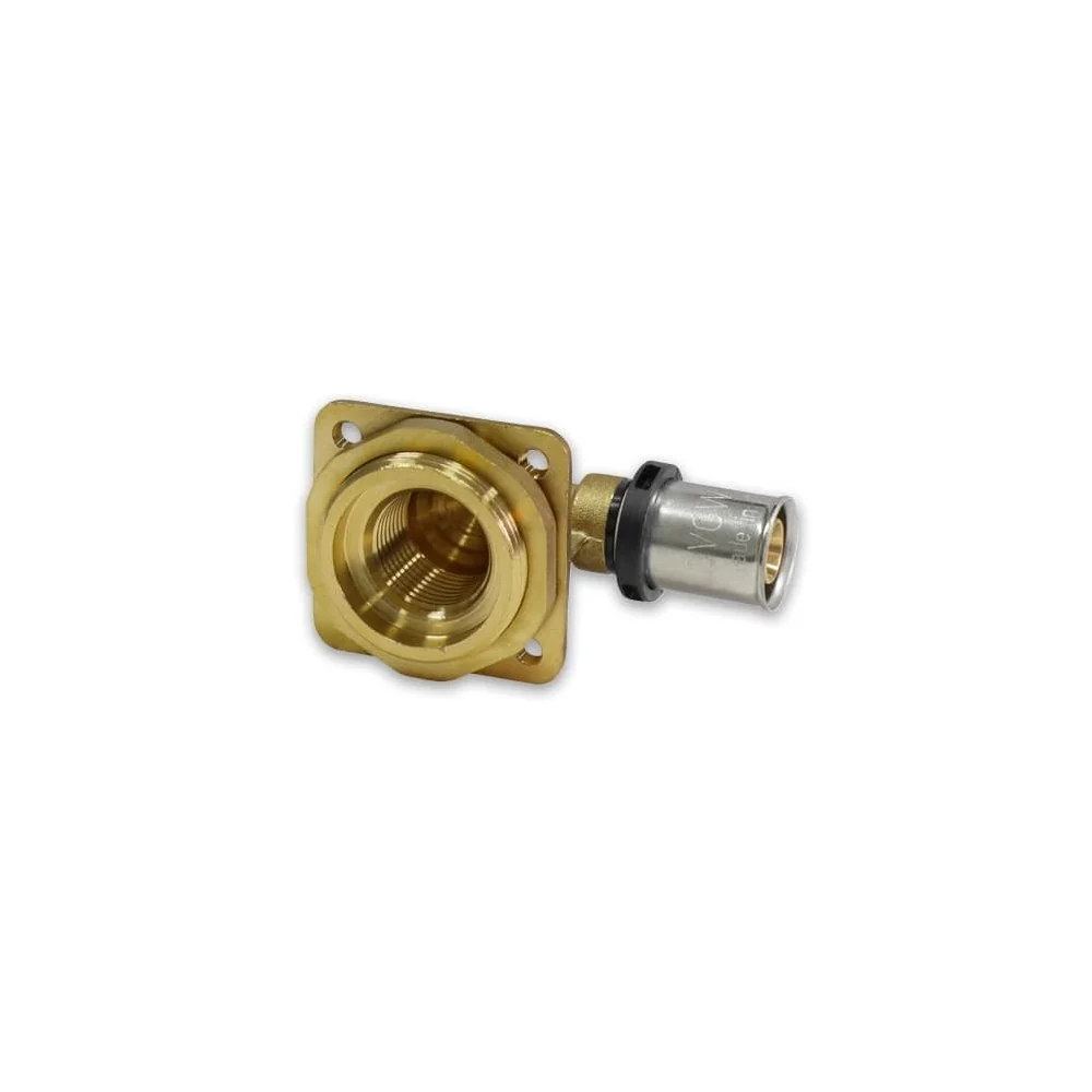 "Raccord de chasse d'eau à sertir 16 x 2 - 1/2", Laiton, Certifié DVGW image"