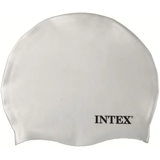 "Silicone Swimming Cap-White image"