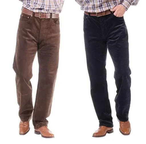 "5-pocket corduroy trousers, brown, size 48 image"