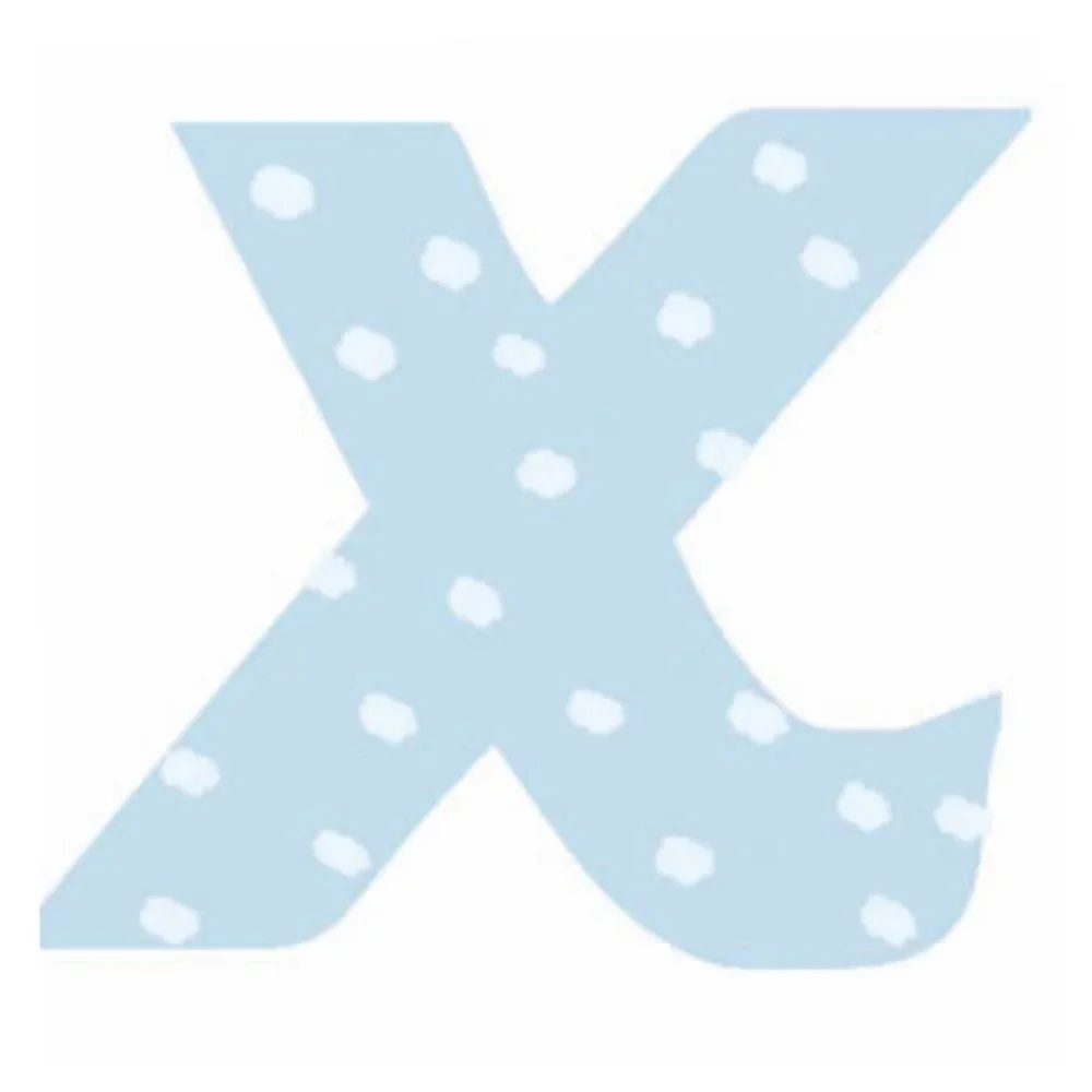 "Lilipinso Sticker bleu lettre x image"
