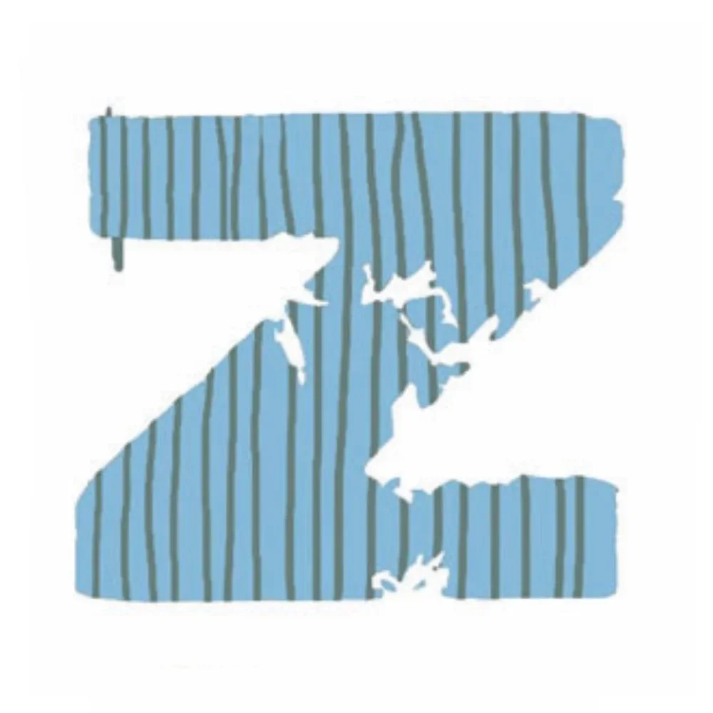 "Lilipinso sticker bleu lettre z image"