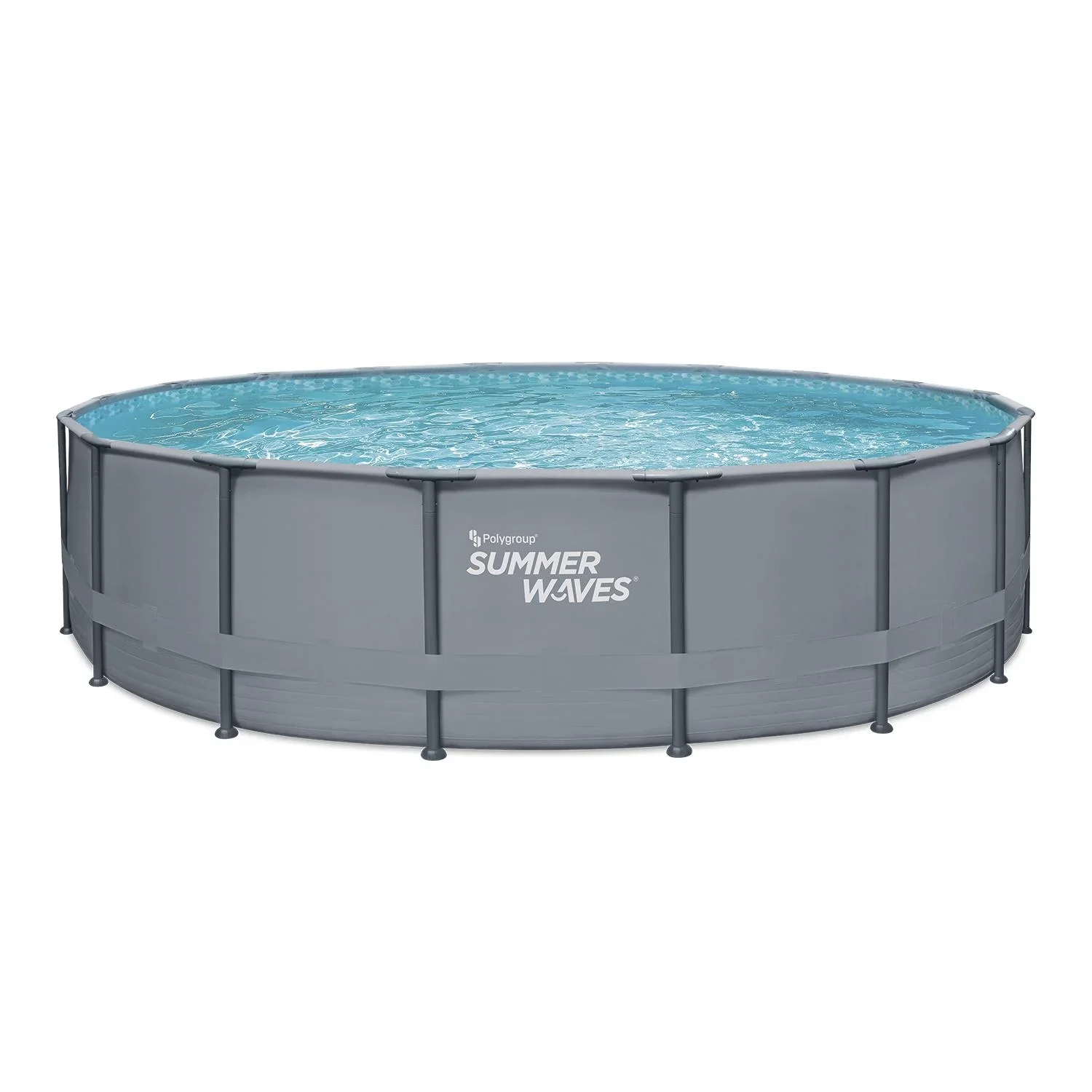 "Summer Waves Elite piscine à cadre Ø549 x 132 cm anthracite image"