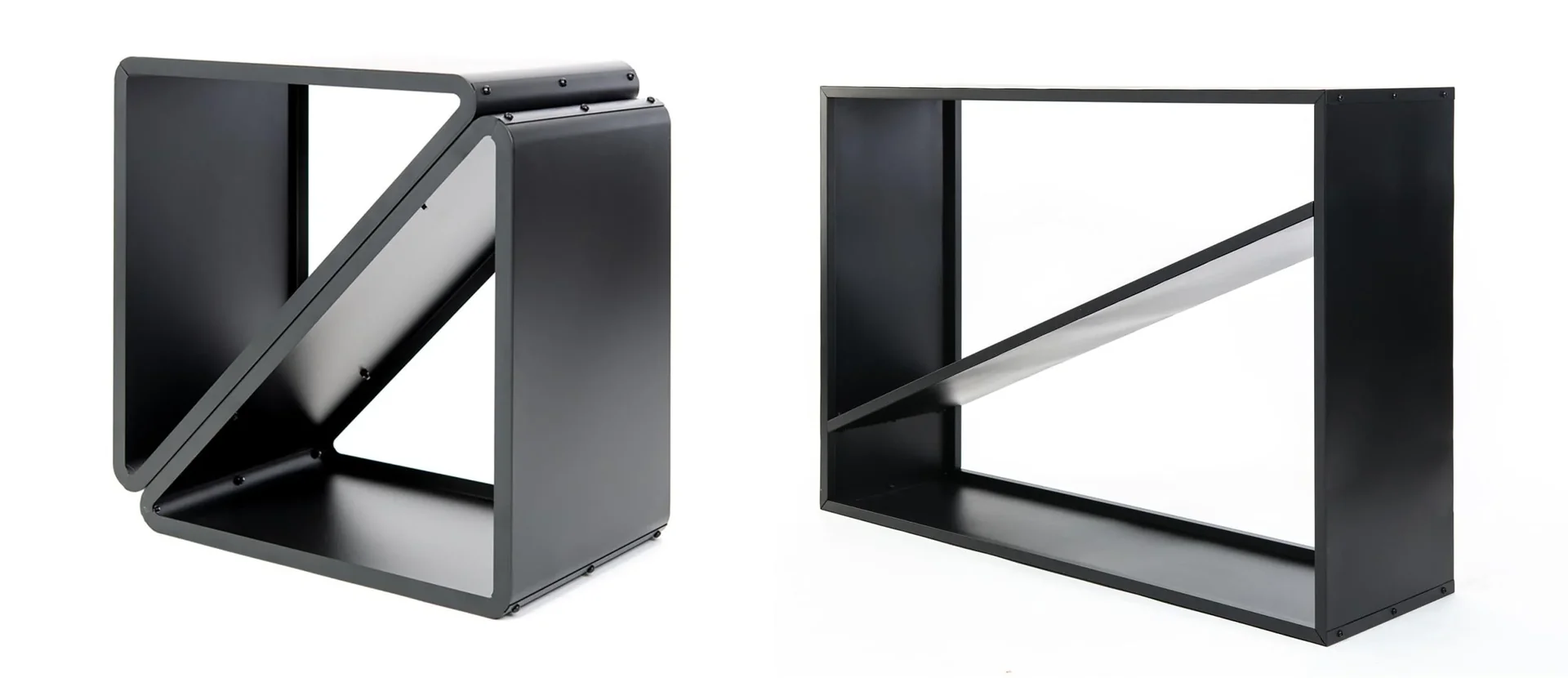 "Westmann Range-bûches 57x35,5x56 cm Noir image"