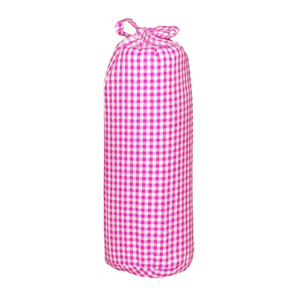 Taftan Drap housse 40 x 80 vichy carreau rose