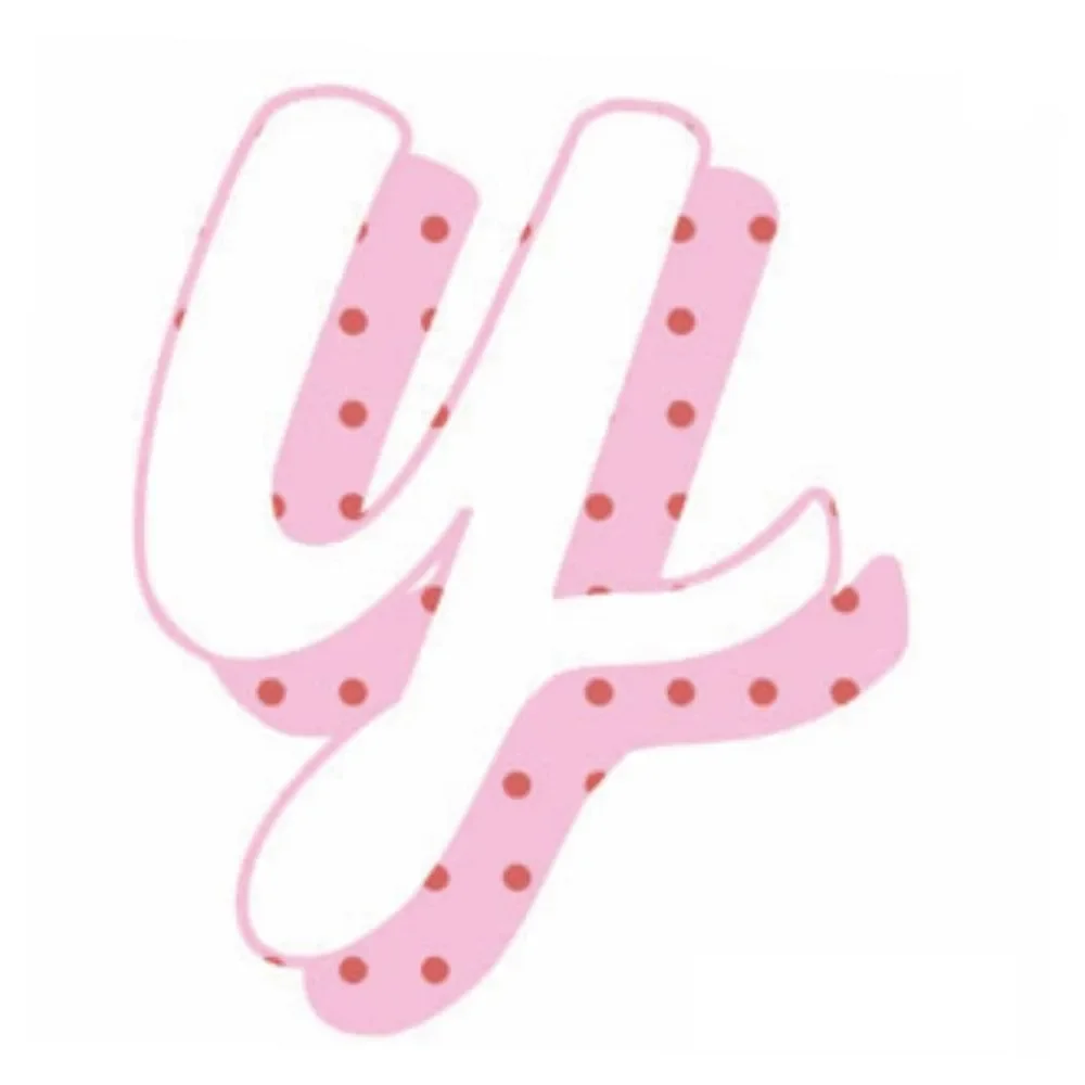 "Lilipinso sticker rose lettre y image"