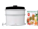 Juice extractor combo set WSG 20 K - all-plastic including preserving book