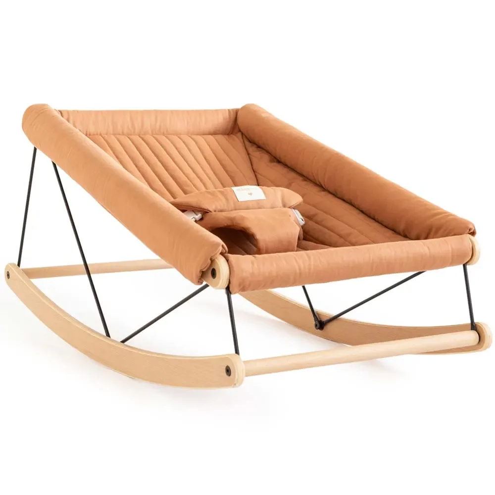 Housse pour transat bébé, housse de rechange - Nobodinoz, Sienna marron