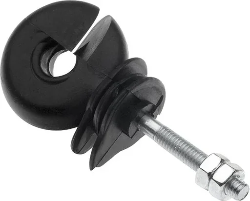 "Ring insulators, metric, M6 x 80 mm for pipe posts, 25 pieces image"