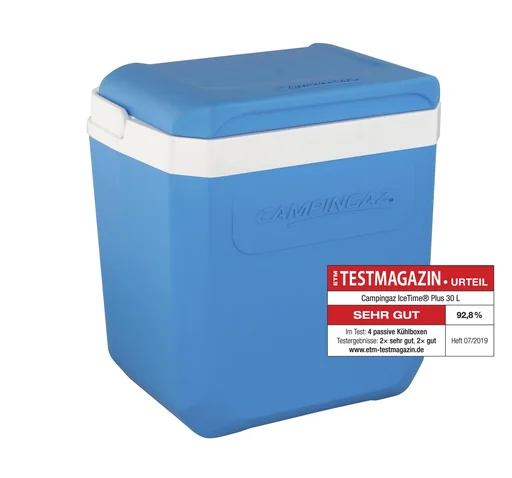 "Icetime Plus 30L, cool box, high-quality PU insulation, handle for easy transport, capacity approx. 30 L image"
