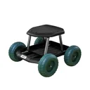 Garden rolling seat                                                                                                         Ergonomic - back-friendly