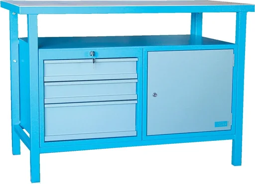"Établi P 1200 SLT avec tiroirs et porte verrouillable image"
