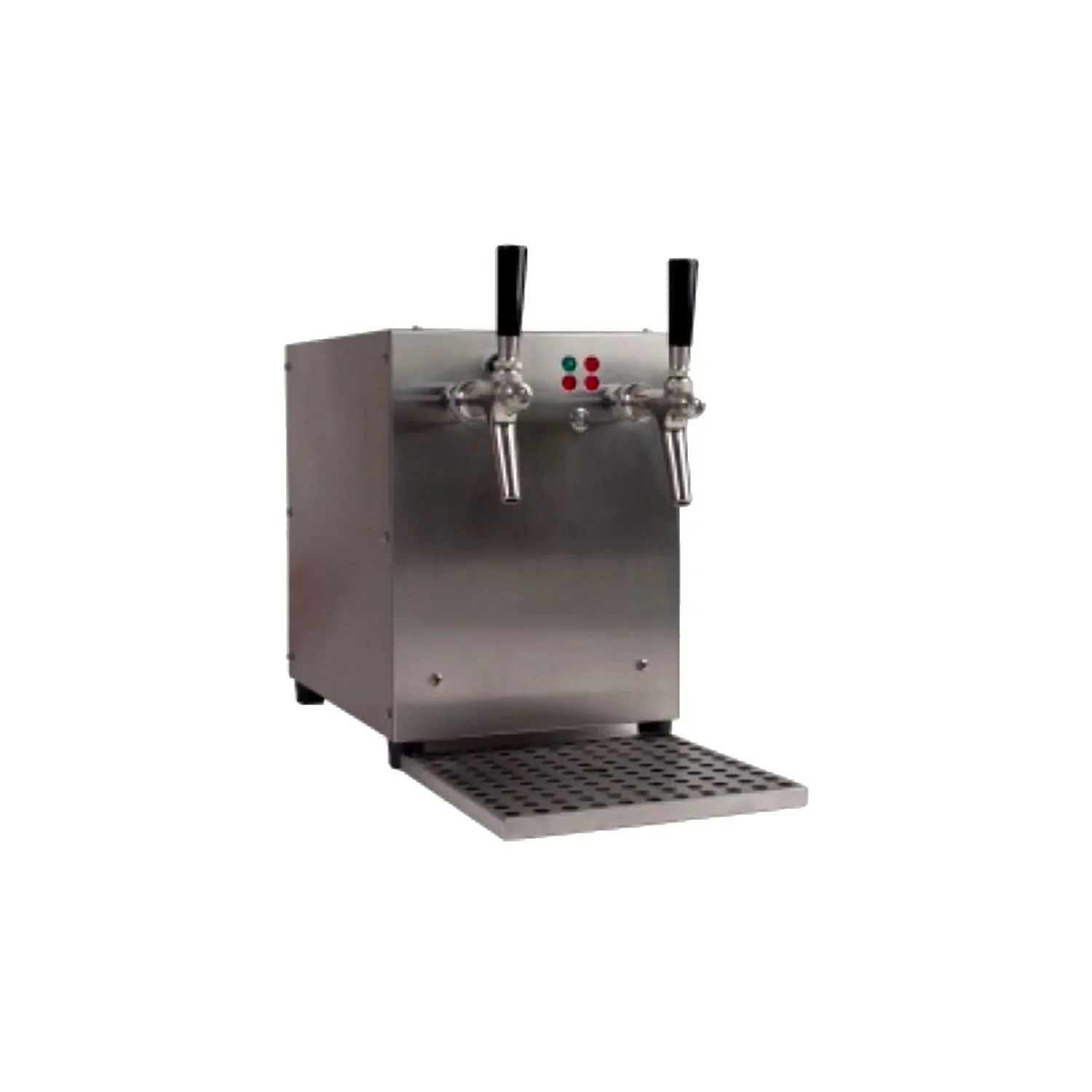 "Distributeur boisson chaude, marmite à vin chaud, chauffe vin, 3kW, 2 tubes, avec pompe électrique, boîtier en inox image"