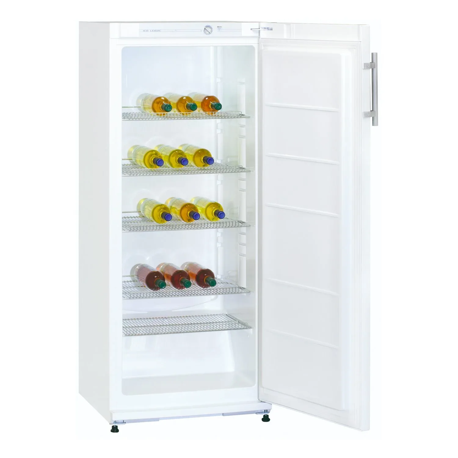 "Frigo boisson, type GKS29-V-H-280F blanc avec éclairage intérieur image"