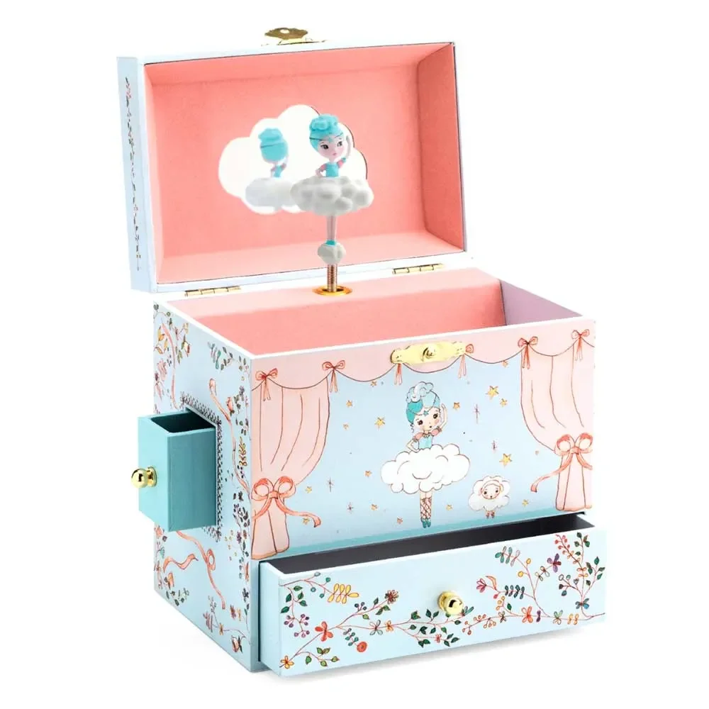 "Djeco Boîte à bijoux avec boîte à musique Wolkenballerina image"