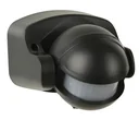 Motion detector 180° IP44, black, max. 1000 W, range max. 12 m