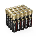 Pile alcaline X-Power Micro AAA - 20 pièces