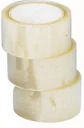 Ruban adhésif polypropylène, 3 rouleaux, transparent