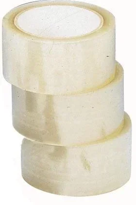 "Ruban adhésif polypropylène, 3 rouleaux, transparent image"