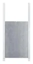 Porte coulissante pour poules 30 x 40 cm, aluminium, kit de montage complet