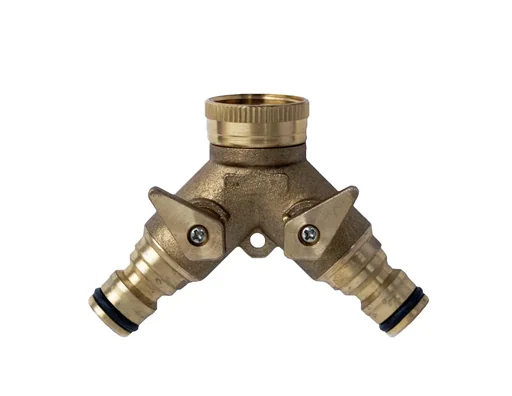 "Distributeur d'eau 2 voies pour 1/2" + 3/4" / raccord de robinet / adaptateur de robinet image"