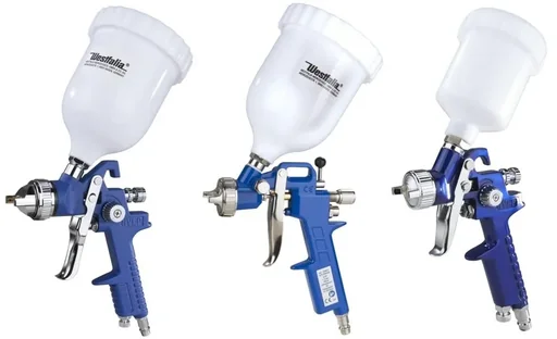 "Paint spray gun with gravity feed cup, 100 ml image"