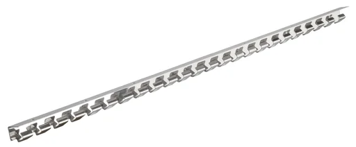 "Hook rail 125cm stainless steel for PVC curtain image"