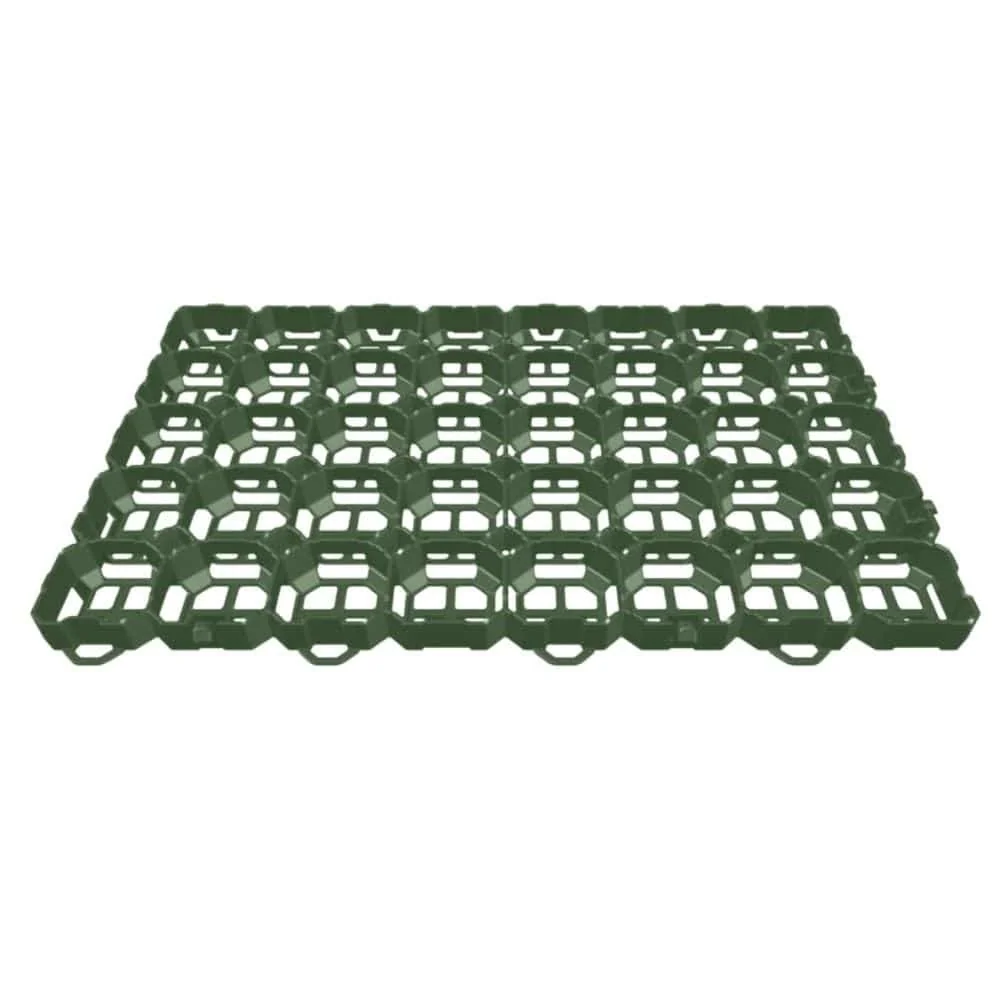 "Dalle gazon, plaque gazon RKP6, 57 x 38 x 4cm, stabilisateur gazon, vert, 1 kg image"