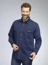 Denim shirt, color denim blue, size M