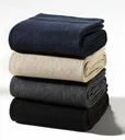 Support knee-high socks with terry cloth padding, black, size 40/41