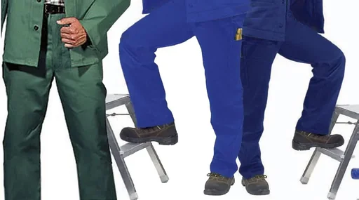 "Work trousers, royal blue, size 94 image"