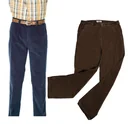 Corduroy trousers, brown, size 28