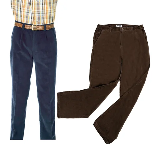 "Corduroy trousers, brown, size 28 image"