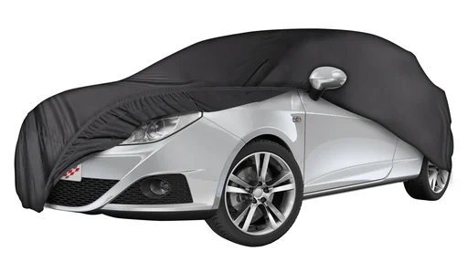 "Car cover Indoor Soft, car cover size L black image"