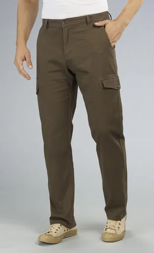 "Cargo pants, color brown, size 60 image"