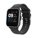 Bluetooth Smartwatch with body temperature sensor, blood oxygen saturation and heart rate sensor, black