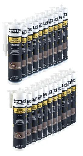 "Silicone white in a set of 20 pieces image"