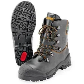 "Function chainsaw leather boots size 39 image"