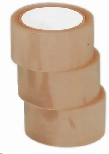 "Poly tape, 3 rolls, brown image"
