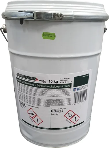"Silo wall & dirt base coating 2 in 1, green image"