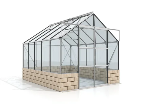 "Greenhouse Cassandra 9900 ESG 3 mm including base Siola, color anthracite image"
