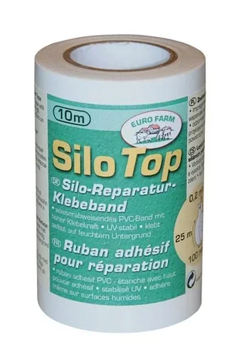 "Silo adhesive tape, black - 100 mm x 10 m (0.2 mm) image"