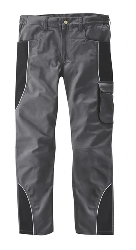 "Trousers with reflective piping, anthracite/black, size 58 image"