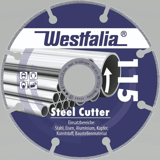 "Diamond cutting disc Steel Cutter, diameter 125 mm image"