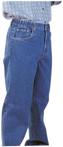 "Stretch waistband jeans, color blue, size 25 image"