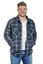Lumberjack shirt, blue/grey checked, size M