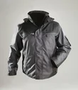 YUKON winter jacket, color black/grey, size 4XL