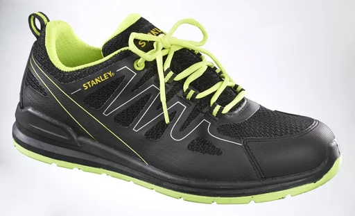 "S1P safety shoe, color black/yellow, size 43 image"