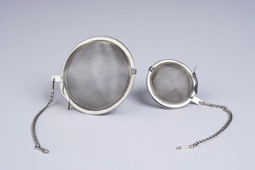 "Tea and spice ball, sieve, stainless steel, 90 mm image"