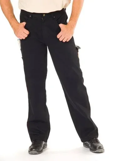 "Stretch worker jeans, color black, size 54 image"