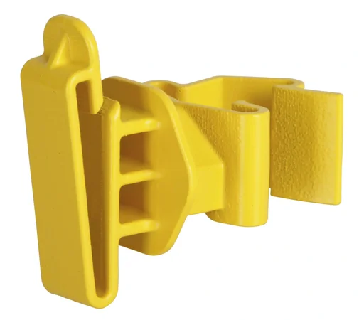 "T-Post tape insulator 25 pieces, yellow image"